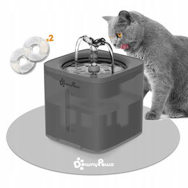 POIDEŁKO FONTANNA AUTOMATYCZNA DLA KOTA PSA Z MATĄ SZCZOTKĄ CZUJNIKIEM 2L