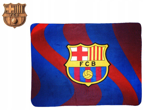 FC BARCELONA KOC POLAROWY 120 X 150 NARZUTA OKRYCIRE BARCA LEWANDOWSKI