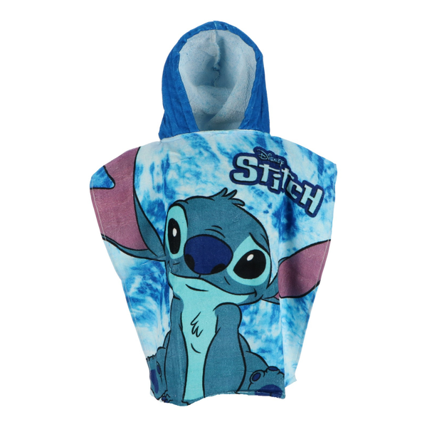 STITCH Ręcznik Kąpielowy z Kapturem Ponczo BAWEŁNA LILO DZIECIĘCY OKRYCIE
