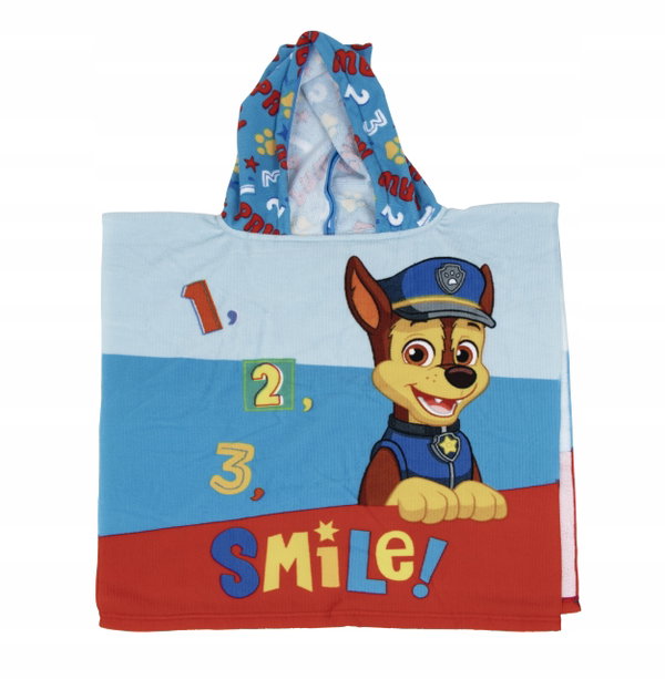 Ręcznik kąpielowy z kapturem PSI PATROL PONCHO
