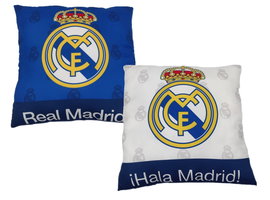 Real Madryt Poduszka  40 x 40 cm DWUSTRONNA Dekoracyjna LICENCJA LALIGA