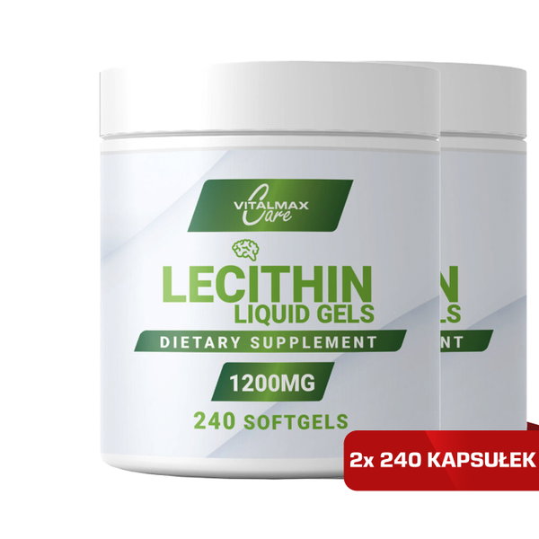 Vitalmax Lecithin 1200mg | 480 softgels Lecytyna