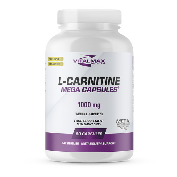 Vitalmax L-Carnitine Mega Capsules | 60 kapsułek