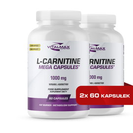 Vitalmax L-Carnitine Mega Capsules | 120 kapsułek