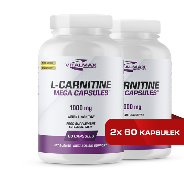 Vitalmax L-Carnitine Mega Capsules | 120 kapsułek