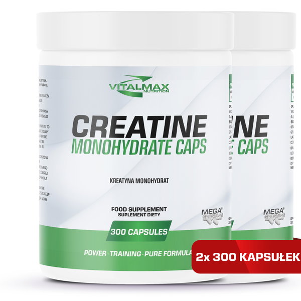 Vitalmax Creatine Monohydrate Caps Mega Capsules | 600 kapsułek