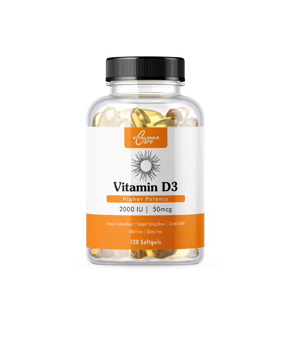 Vitalmax Vitamin D3 2000IU | 120 softgels