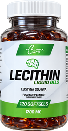 Vitalmax Lecithin 1200mg Lecytyna | 120 softgels