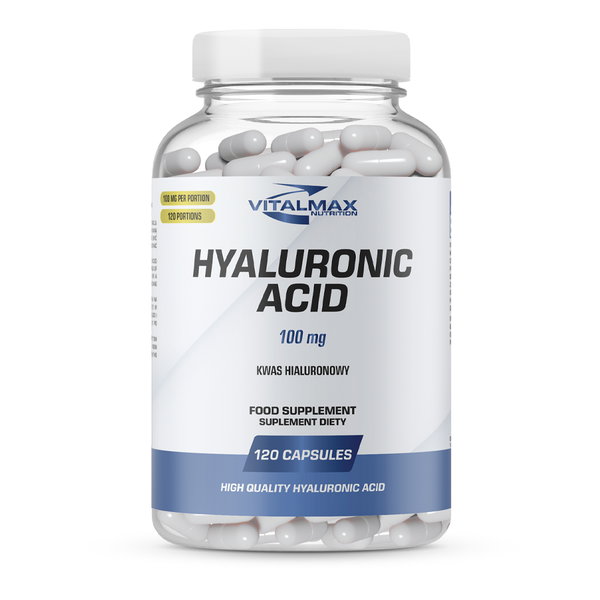 Vitalmax Hyaluronic Acid Kwas Hialuronowy 100mg | 120 kapsułek