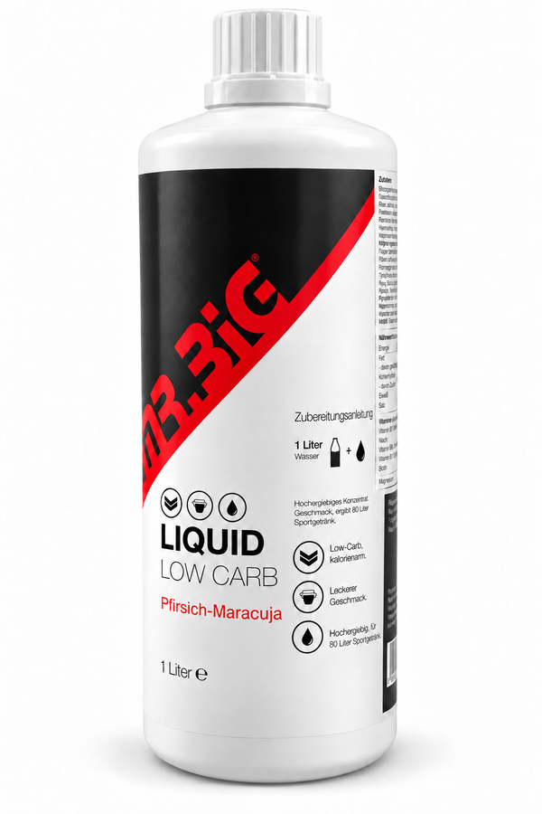 Mr.Big Mineral Low Carb | 1000 ml | Brzoskwinia-marakuja