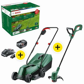 KOSIARKA AKUMULATOROWA 18V EASYMOWER + PODKASZARKA EASYGRASSCUT BOSCH 1x4,0