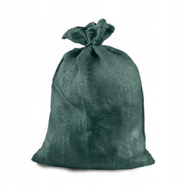 ZIELONY WOREK Z JUTY 60x80 cm