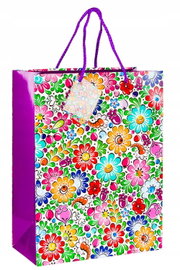TOREBKA PREZENTOWA FOLK - WZORY OPOLSKIE L 33x25x12,5 cm