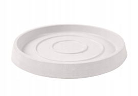 BIAŁA PODSTAWKA POD DONICZKĘ 12,5/15x1,5 cm