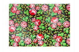 POCZTÓWKA FOLK - WZORY GÓRALSKIE - CZARNA FOLKSTAR