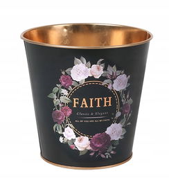 OKRĄGŁA METALOWA OSŁONKA 15x15x13,5h cm