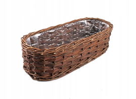 BALKONÓWKA WIKLINOWA SKRZYNKA BALKONOWA 50x22x15cm