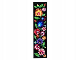 ZAKŁADKA DO KSIĄŻKI FOLK - WZORY ŁOWICKIE CZARNA