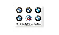 Nostalgic Art 23296 Metalowa tablica plakat szyld BMW - logo