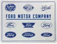 Nostalgic Art 23299 Metalowa tablica plakat szyld Ford Motor Company