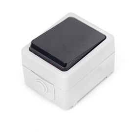 Dzwonek natynkowy typu niemieckiego szary