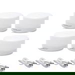 4xMagnetyczna lampka nocna LED dotykowa biała zimna ładowana z USB/5V