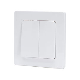 Łącznik podwójny jednobiegunowy typu francuskiego biały