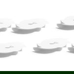 4xLampka nocna okrągła LED z czujnikiem PIR ładowana USB 0.5W/12lm