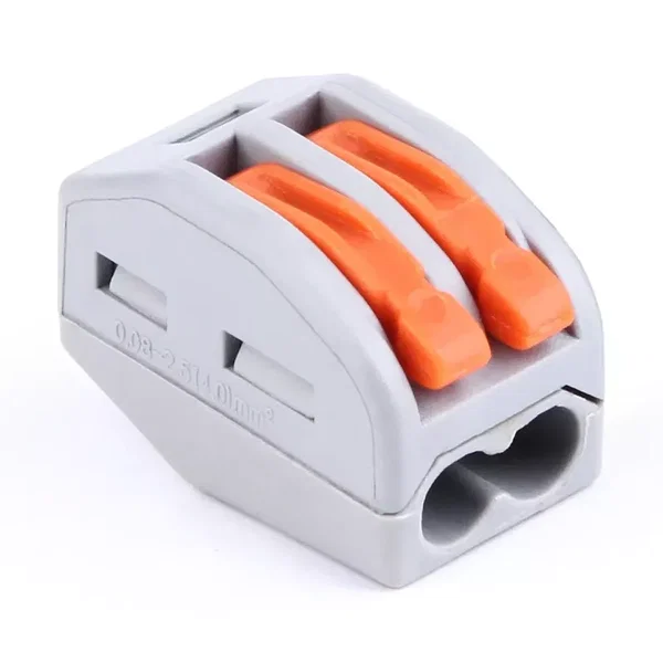 2xZłączka szybkozłączka Instalacyjna 0.08-2.5mm² 32A/250V typ PCT-212