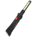 Lampa latarka warsztatowa z magnesem hak składana do warsztatu usb 5w1