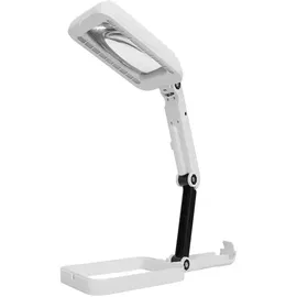 Lupa 3x jubilerska biurkowa duża z podświetleniem składana podstawa