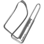 Uchwyt do roweru aluminiowy srebrny koszyk na bidon butelkę napój