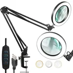 Lampa lupa na ruchomym ramieniu kosmetyczna led dermatologiczna szkło