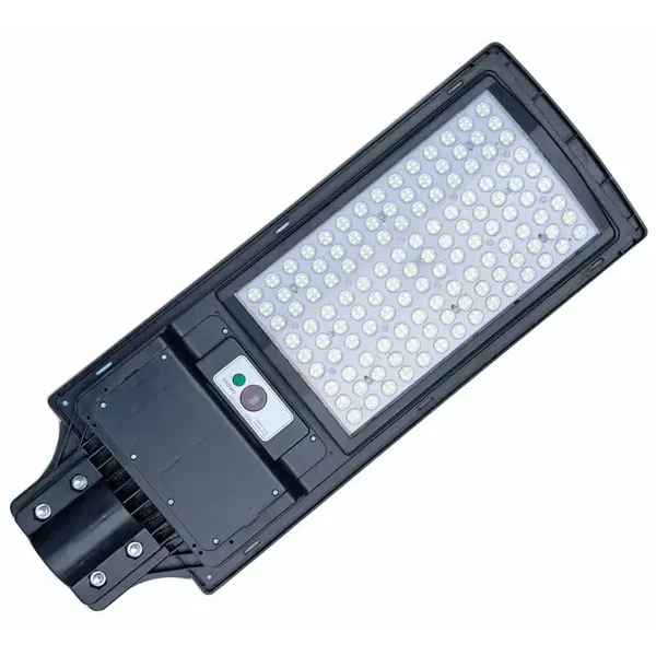 Latarnia lampa solarna 504 LED 150W czujnik ruchu, pilot i mocowanie