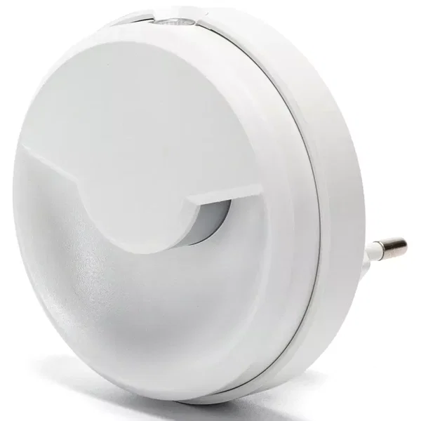 Lampka nocna LED z wyłącznikiem i czujnikiem nocy 0.5W 6500K 25lm IP20