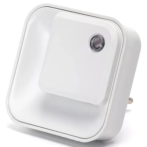 Lampka nocna LED z wyłącznikiem i czujnikiem nocy 0.5W 6500K 20lm IP20
