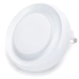 Lampka wtykana 0,6W 6500K LED z czujnikiem nocy do korytarza sypialni
