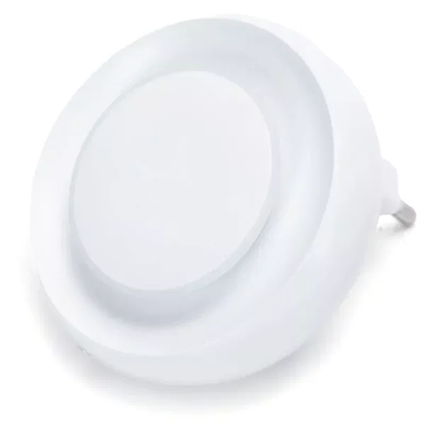 Lampka wtykana 0,6W 6500K LED z czujnikiem nocy do korytarza sypialni