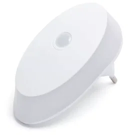 Lampka wtykana 0,6W 6500K LED z czujnikiem nocy do sypialni korytarza