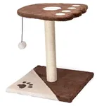 Drapak dla kota 38x38x43cm z miękką piłką i półką w kształcie stopy