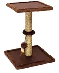 Drapak dla kota 34x34x47cm z miękką piłką i kwadratową półką platformą