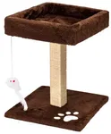 Drapak dla kota 33x33x41cm z miękką piłką i kwadratową półką amboną