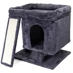 Drapak dla kota 58x56x54cm z przytulnym domkiem i platformą leżanką