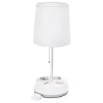 Lampa stołowa z listwą zasilającą 3 gniazdka i 3 USB E27 bez żarówki