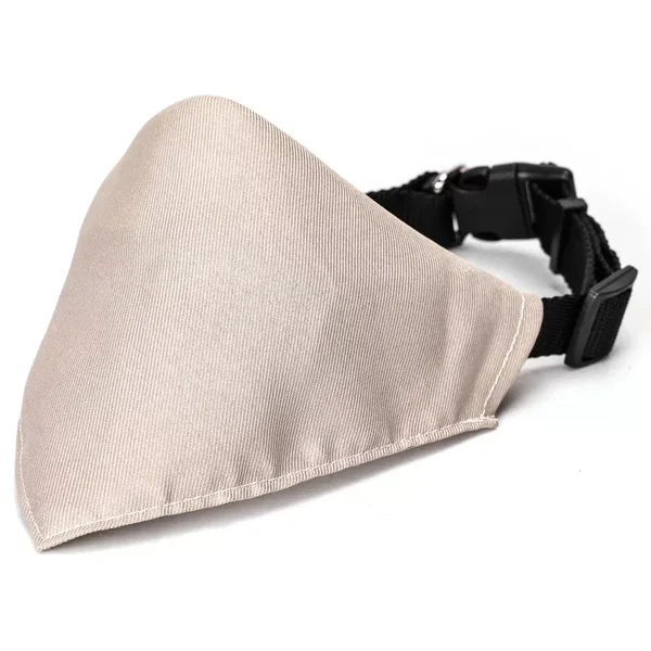 Trójkątny szalik 20x13cm gładka chusta z obrożą 50cm dla psa lub kota