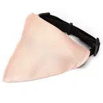 Trójkątny szalik 23x15cm gładka chusta z obrożą 60cm dla psa lub kota