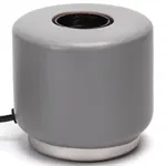 Lampa stołowa E27 szara kolumna z podstawą żarówka nie jest dołączona