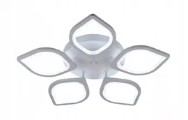 Nowoczesna Lampa Sufitowa Flower LED Plafon z Pilotem BT
