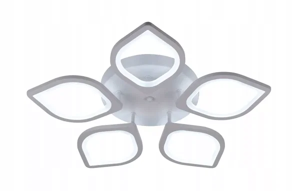 Nowoczesna Lampa Sufitowa Flower LED Plafon z Pilotem BT