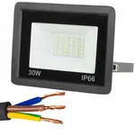 Naświetlacz halogen lampa led 30w 6000k zewnętrzny wodoodporny ip66